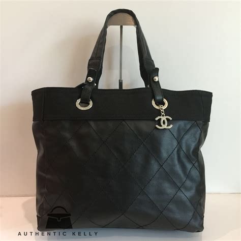 chanel coated canvas bag